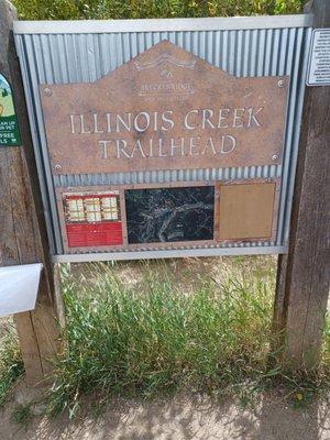 Illinois Creek Trailhead