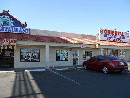 Located between 'Thai Express @ Sahara Restaurant' and G's Oriental Market