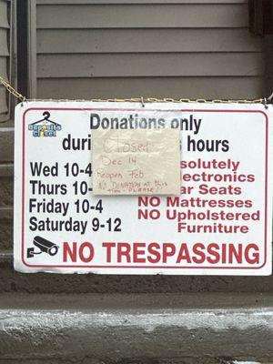 Closed till February 2025