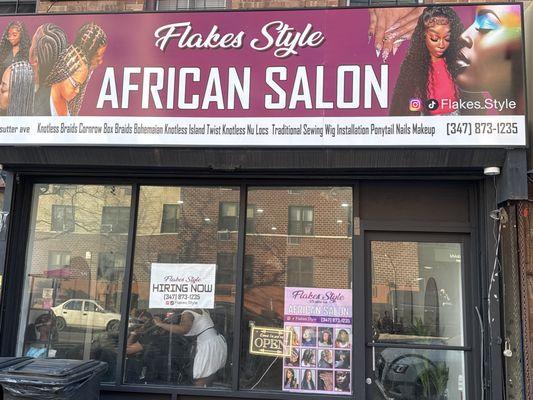 Flakes Style African Salon