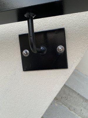Bolts that are not black.