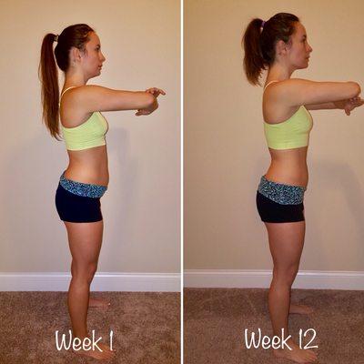 Client Holli - 12 week progress