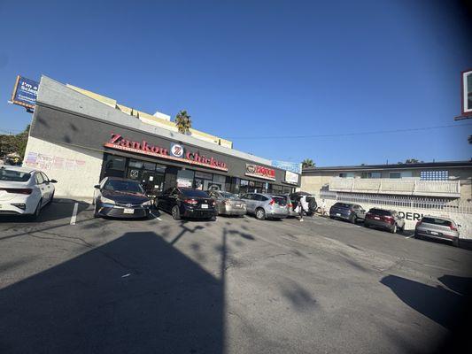 Exterior parking lot