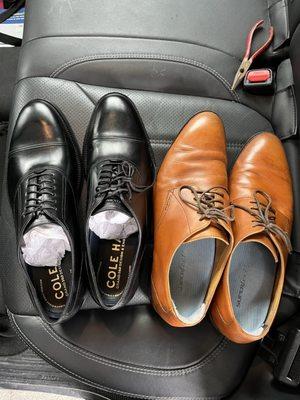 My cleaned up shoes.