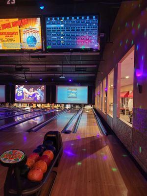 Bowling with my brothers