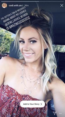 Volume lashes on my beautiful client