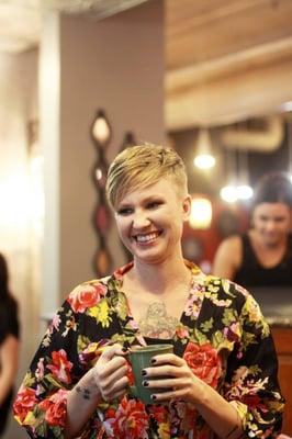 Olivia did my haircut! Love it.