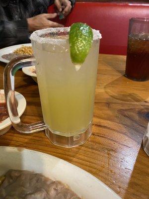 Complimentary margarita