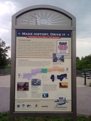 Historic National Road Marker