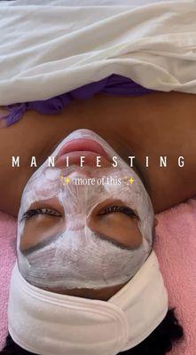 Facial with Katie