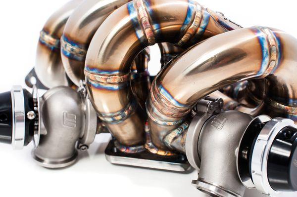 Close up of the stainless welding