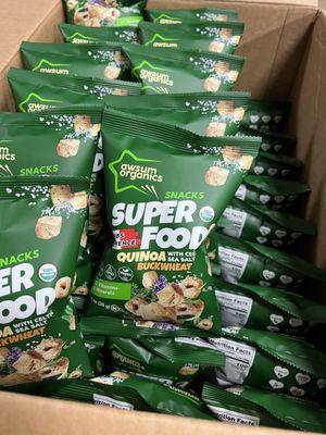 Box of healthy snacks