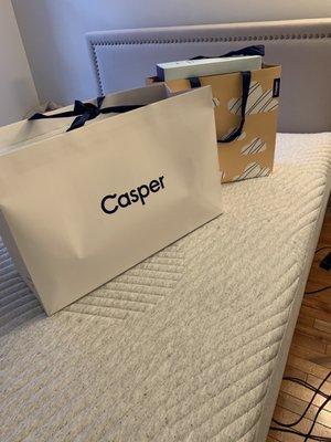 Nova mattress + mattress protector and pillows