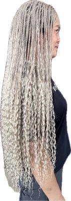 Huam hair braided wig Boho style, chose by Beyonce