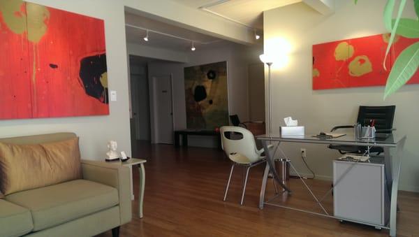 When walking through the door