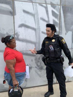 Officer Elvis says go to Court