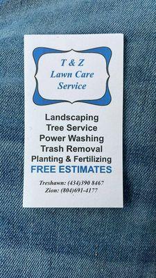 T&Z Lawncare Services