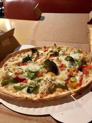 Vegetable Medley Pizza was delicious!