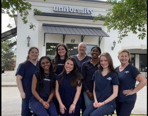 Uniformity Lafayette Owner and Staff