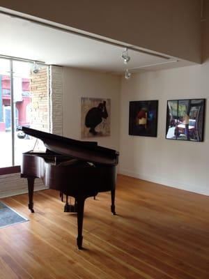 A 1926 Bramback piano from the Pink Flamingo Club in town, bought by Sam Mazzei of the Hottentots, donated to SAM after his death.