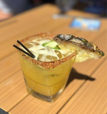 Hot Honey Pineapple Margarita