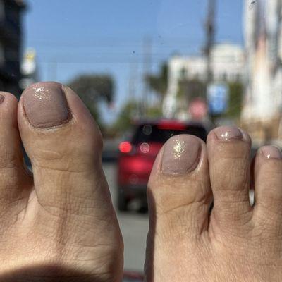 Polished not properly painted