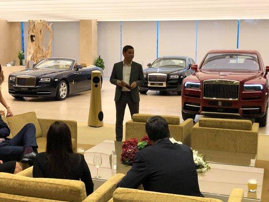 Rolls Royce event for Cullinan reveal