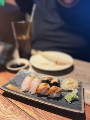 Eel and Yellowtail Sushi