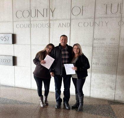 This is why I do what I do. Adult adoption complete!