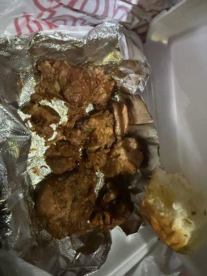 Turkey tips not eaten out of yet. $15