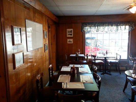 Fine restaurant for peaceful meals