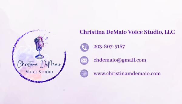 Christina DeMaio Voice Studio