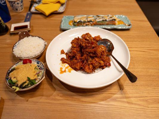 Honey Chicken + small rice