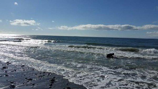 Baptism service at Joseph Whidbey State Park