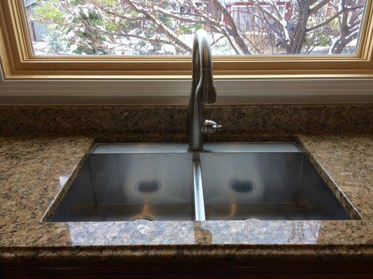 New sink installed