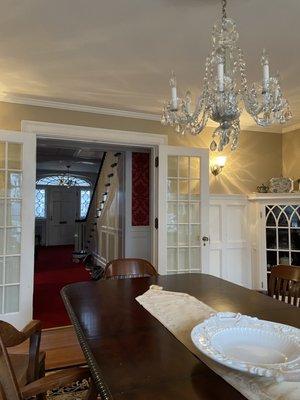 From the dining room