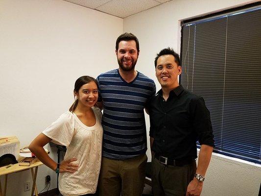 San Francisco Giants Brandon Belt finishing up his vision therapy program with us!