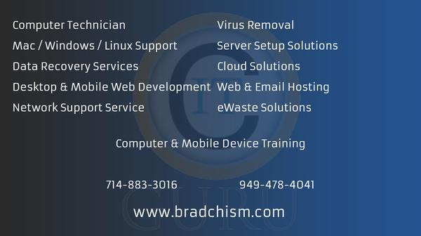 Brad Chism - IT Solution Consultant