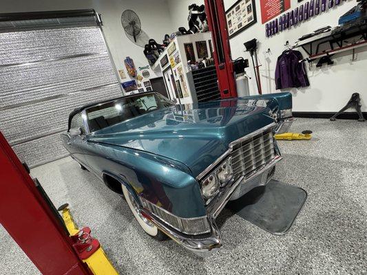 Paint Correction Specialist w/ Ceramic Coating being applied with a good long lasting protection .