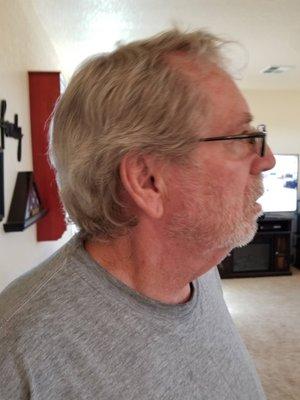 Recent hair cut from Julian