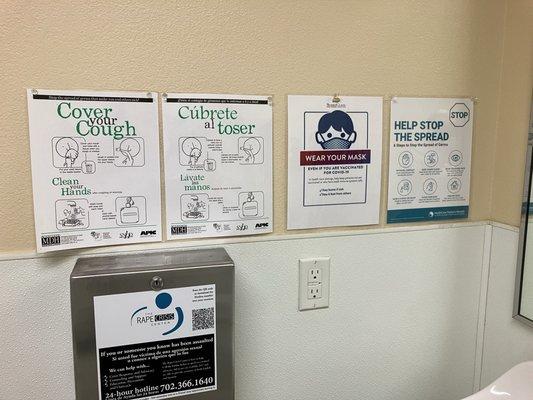 Remind people that they should be wearing a mask