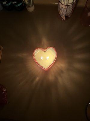 valentines day candle $10