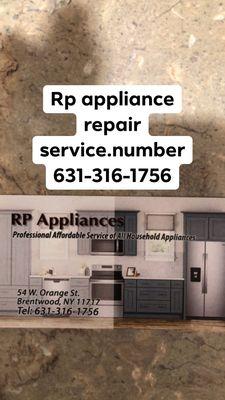 Rp Appliance Repair Service