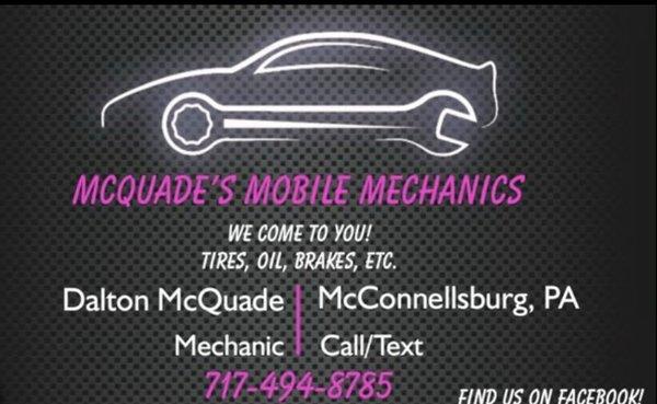 Mcquades Mobile Mechanic