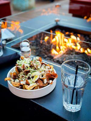 Potatoes by the fire