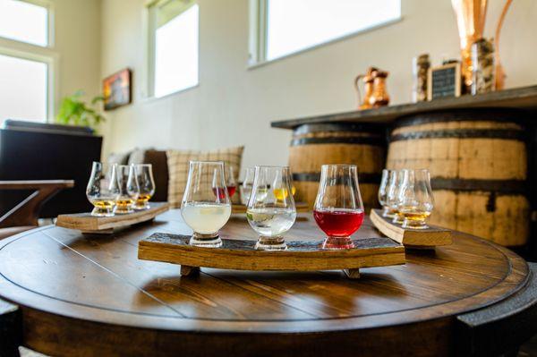 We also serve mini cocktail flights if you don't want straight spirits.
