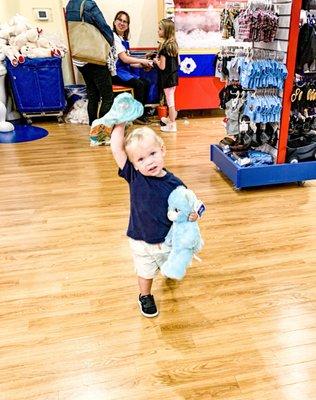 Picking out the accessories