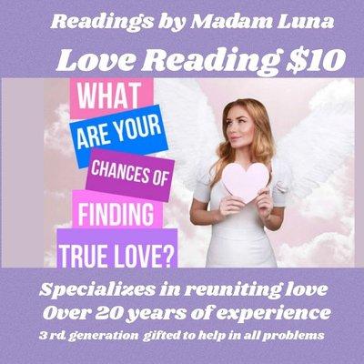 Readings by Madam Luna
