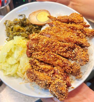 Thick Cut Fried Pork Loin Katsu plate! Limited everyday, do not miss it!