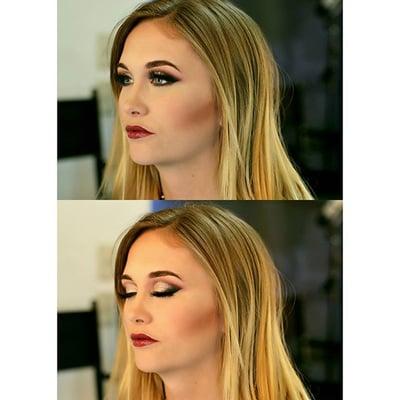 Makeup full face Glam with highlight/contour and false lashes By Mariah-rae Case 702-863-5831